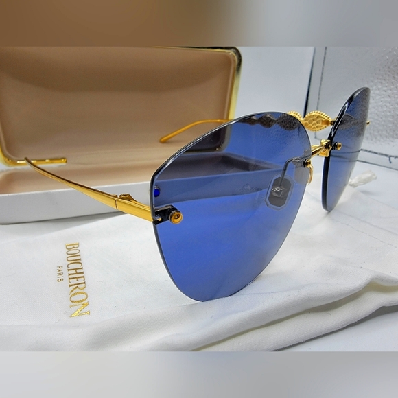 🏆Boucheron BC0132S 002 ‼️Size 63-18-130.Made in Italy 100% authentic - Picture 15 of 16